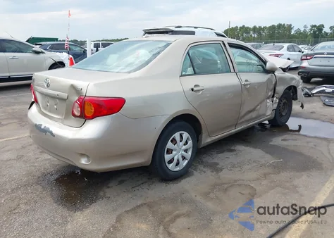 2009 Toyota Corolla Le из США, поврежденный, VIN 1NXBU40E49Z036131